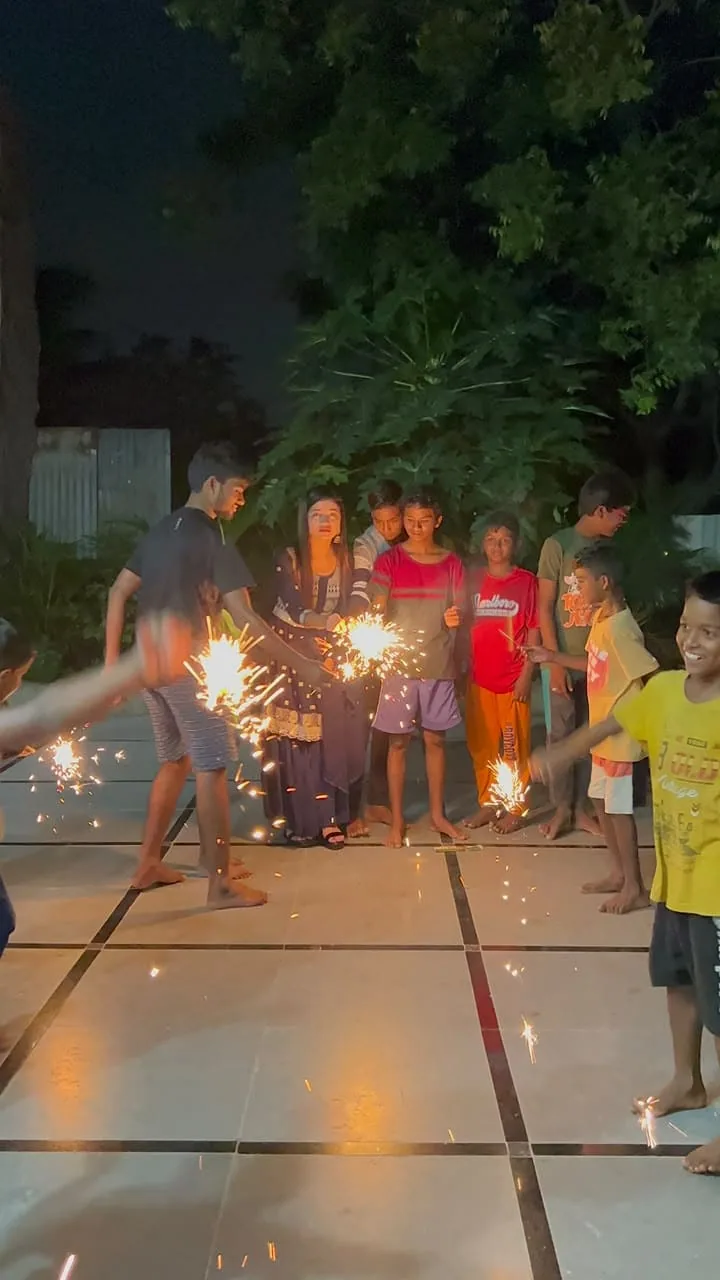 Volunteers and community members sharing a joyful moment together